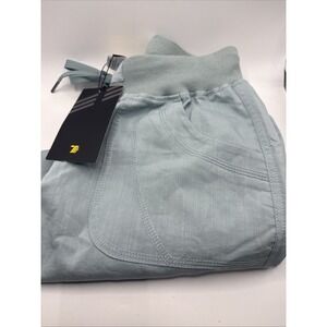NWT TBY Outdoor Sports Womens S Light Blue Pocket Capri Travel Pants Lightweight